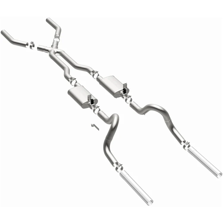 MagnaFlow 1964-1966 Ford Mustang Street Series Crossmember-Back Performance Exhaust SystemSound AggressiveExterior_ModerateInterior