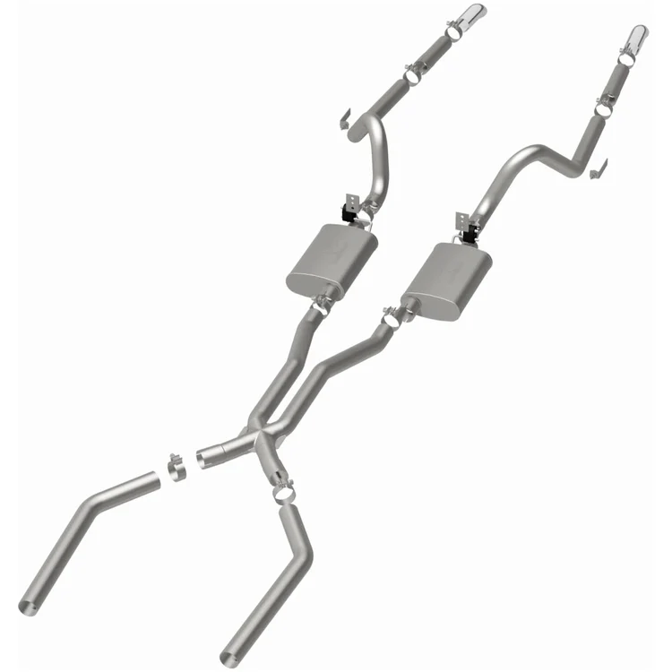 MagnaFlow 1964-1966 Ford Mustang Street Series Crossmember-Back Performance Exhaust SystemSound ModerateExterior_MildInterior