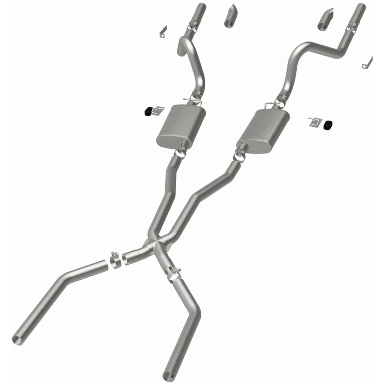 MagnaFlow 1967-1970 Ford Mustang Street Series Crossmember-Back Performance Exhaust SystemSound ModerateExterior_MildInterior