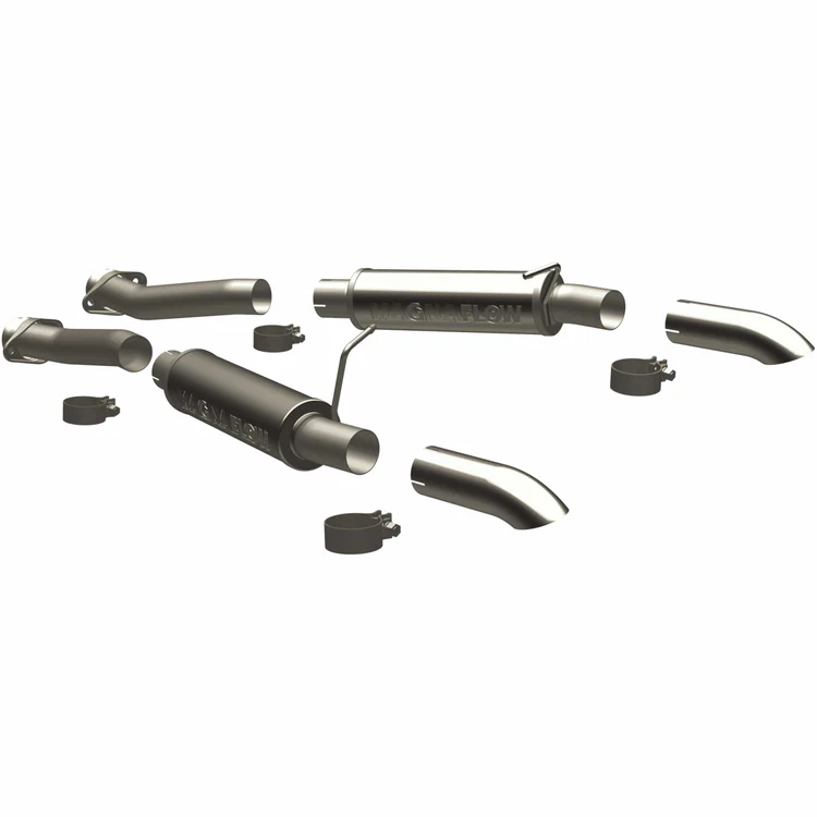 MagnaFlow 1986-2004 Ford Mustang Competition Series Cat-Back Performance Exhaust SystemSound AggressiveExterior_ModerateInterior