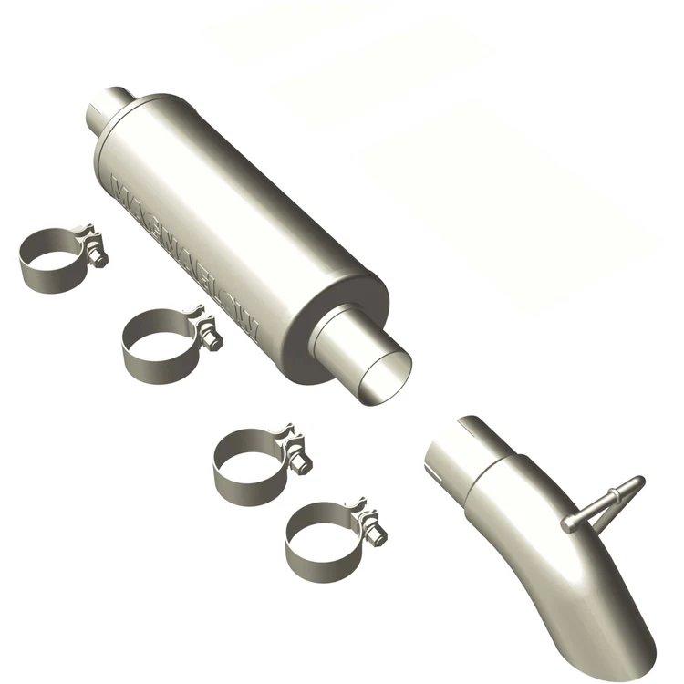 MagnaFlow 1997-1999 Jeep Wrangler Off-Road Pro Series Cat-Back Performance Exhaust SystemSound VeryAggressiveExterior_AggressiveInterior