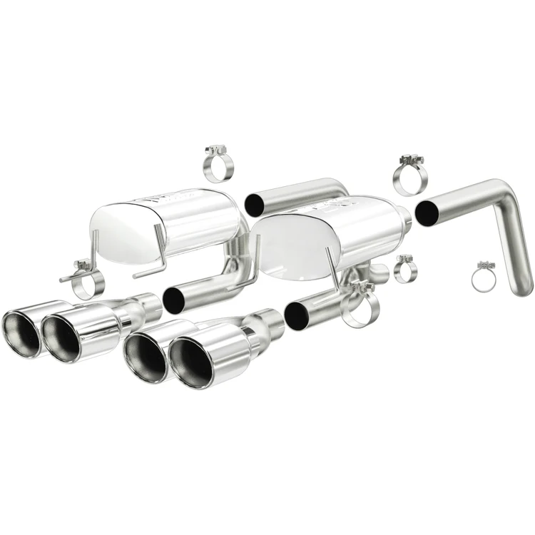 MagnaFlow 2005-2008 Chevrolet Corvette Street Series Axle-Back Performance Exhaust SystemSound ModerateExterior_MildInterior