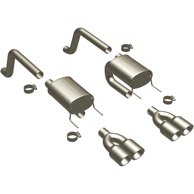 MagnaFlow 2009-2011 Chevrolet Corvette Street Series Axle-Back Performance Exhaust SystemSound ModerateExterior_MildInterior