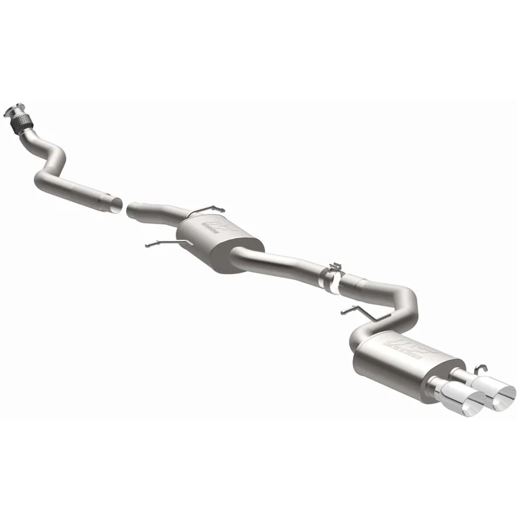 MagnaFlow 2009-2016 Audi A4 Quattro Sport Series Cat-Back Performance Exhaust SystemSound AggressiveExterior_ModerateInterior