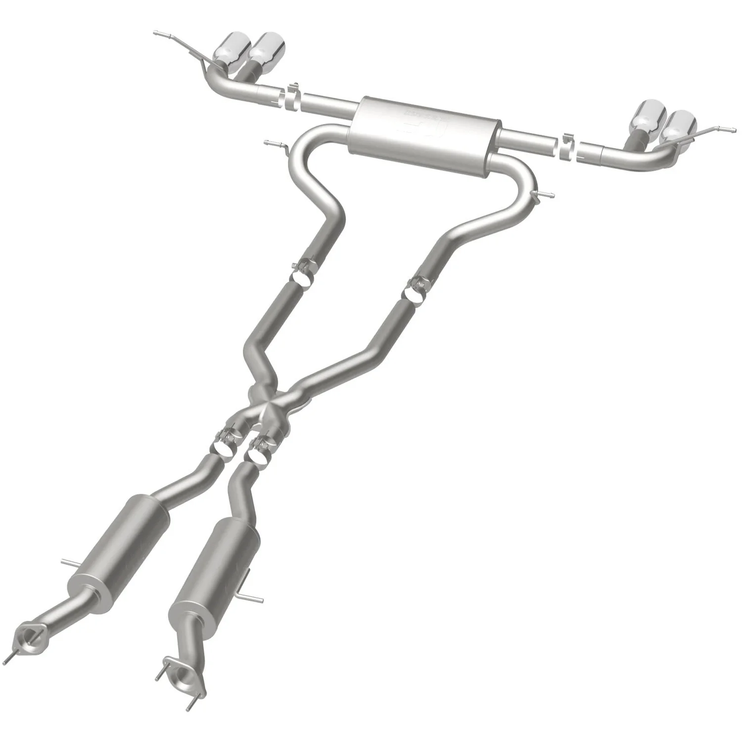 MagnaFlow 2014-2021 Jeep Grand Cherokee Street Series Cat-Back Performance Exhaust SystemSound ModerateExterior_MildInterior