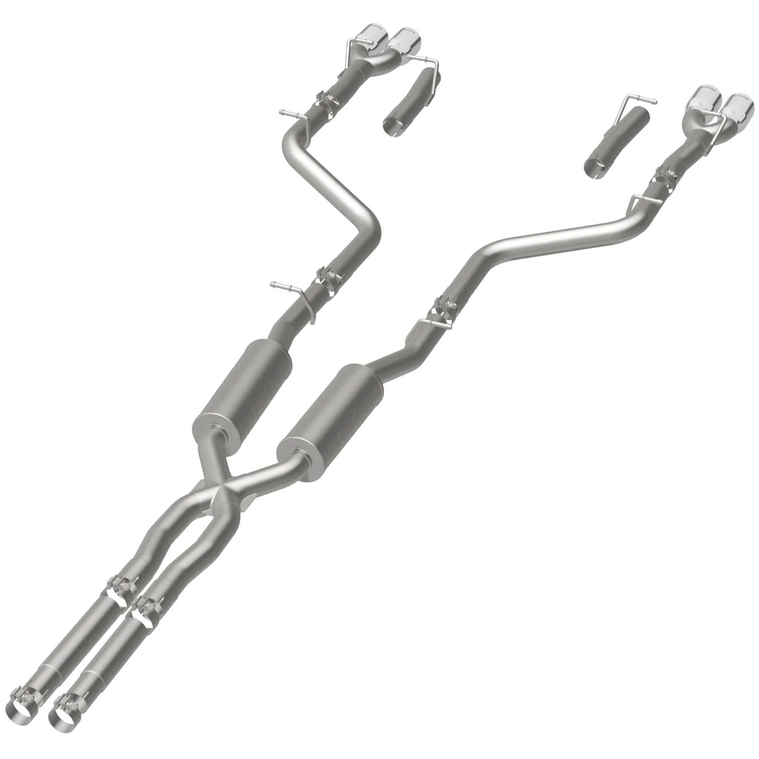 MagnaFlow 2015-2023 Dodge Challenger Competition Series Cat-Back Performance Exhaust SystemSound AggressiveExterior_ModerateInterior