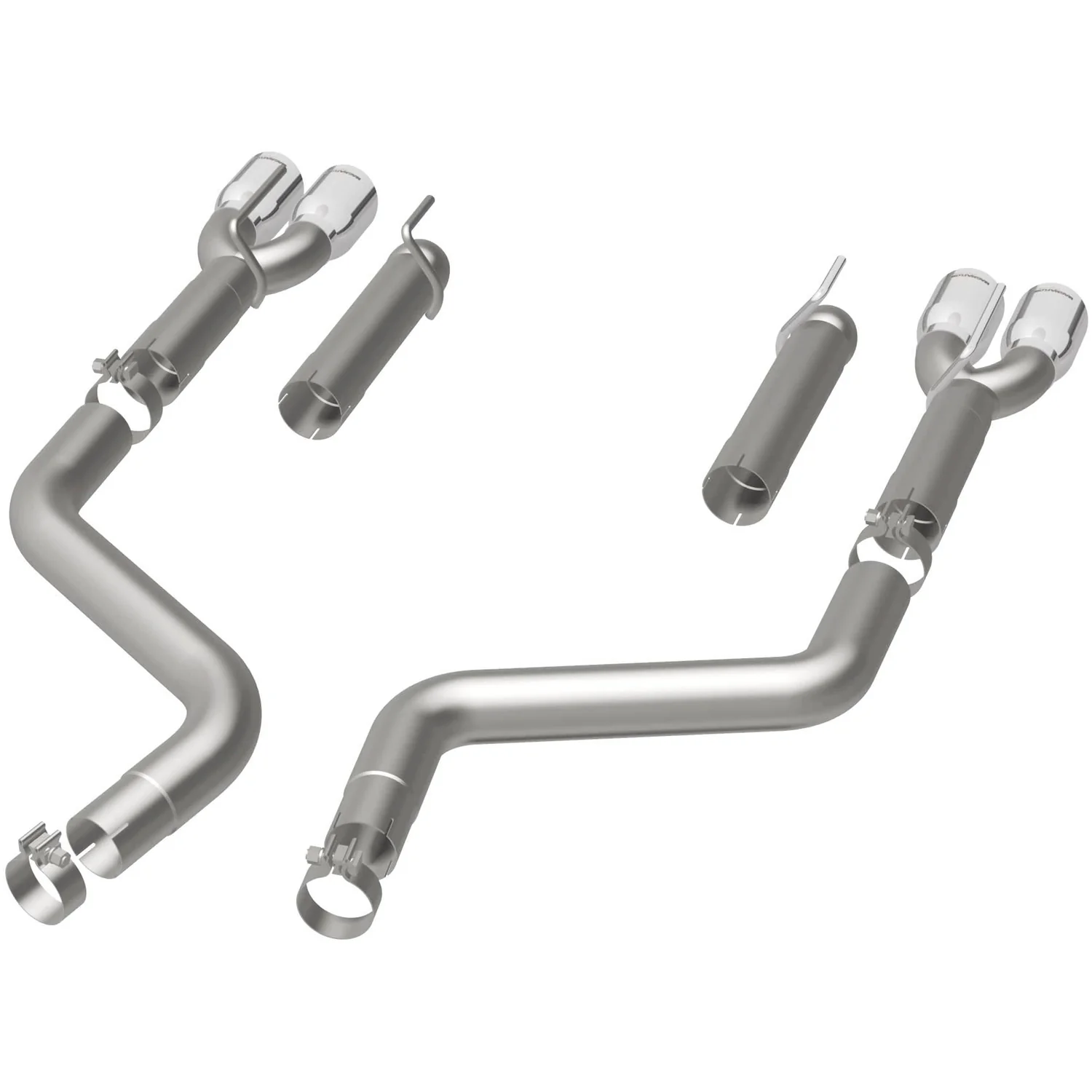 MagnaFlow 2015-2023 Dodge Challenger Race Series Axle-Back Performance Exhaust SystemSound VeryAggressiveExterior_AggressiveInterior