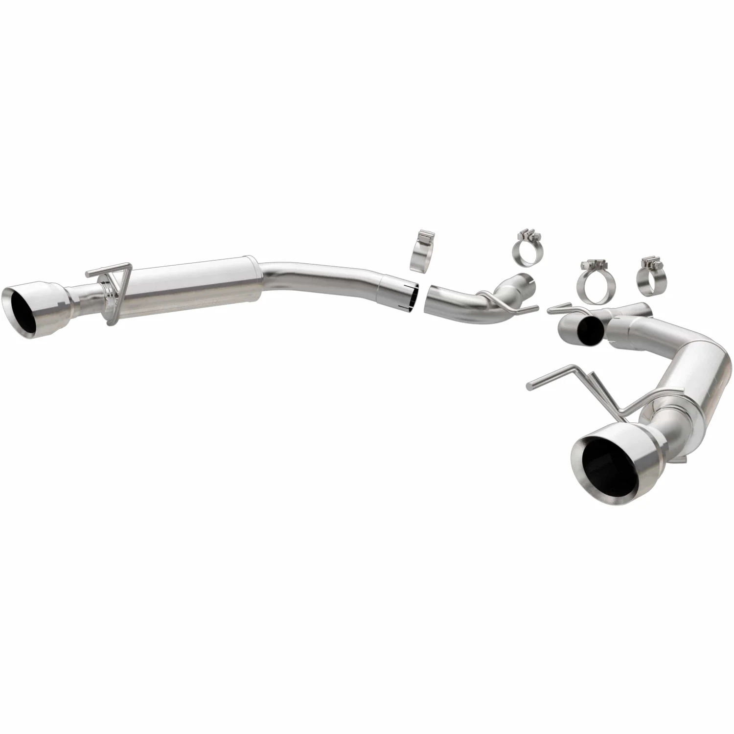 MagnaFlow 2015-2023 Ford Mustang Competition Series Axle-Back Performance Exhaust SystemSound AggressiveExterior_ModerateInterior