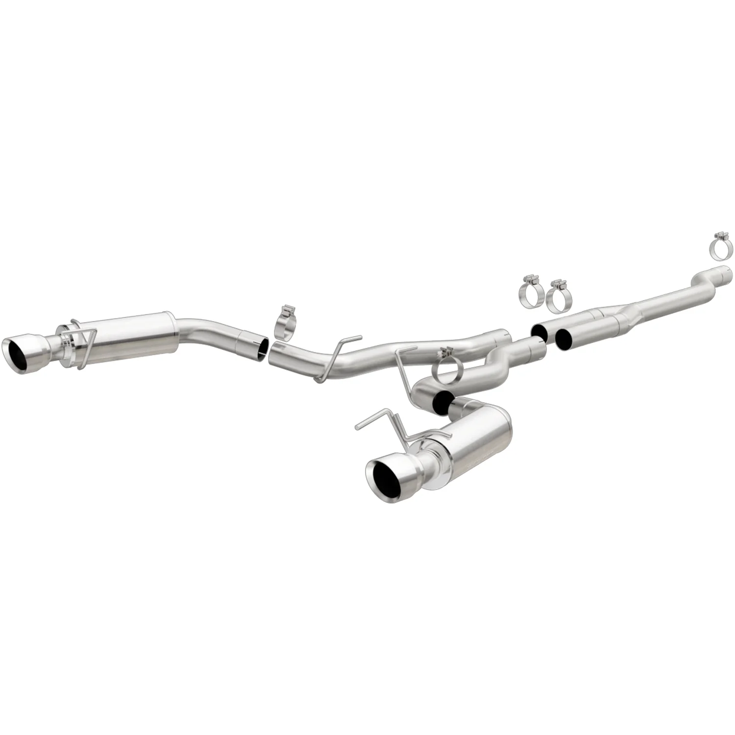 MagnaFlow 2015-2023 Ford Mustang Competition Series Cat-Back Performance Exhaust SystemSound AggressiveExterior_ModerateInterior