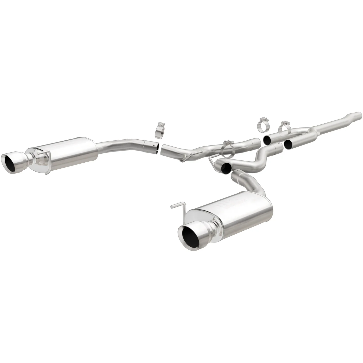 MagnaFlow 2015-2023 Ford Mustang Street Series Cat-Back Performance Exhaust SystemSound ModerateExterior_MildInterior