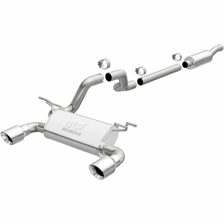 MagnaFlow 2018-2022 Jeep Wrangler Street Series Cat-Back Performance Exhaust SystemSound ModerateExterior_MildInterior