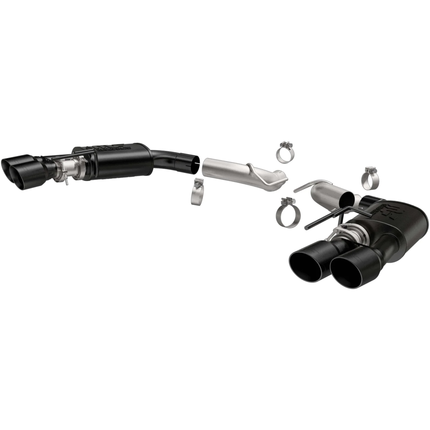 MagnaFlow 2018-2023 Ford Mustang Competition Series Axle-Back Performance Exhaust SystemSound AggressiveExterior_ModerateInterior