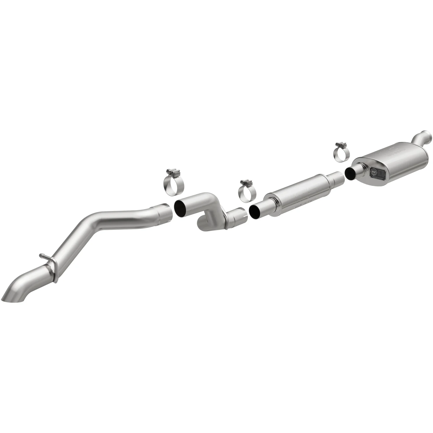 MagnaFlow 2018-2023 Jeep Wrangler Overland Series Cat-Back Performance Exhaust SystemSound ModerateExterior_MildInterior