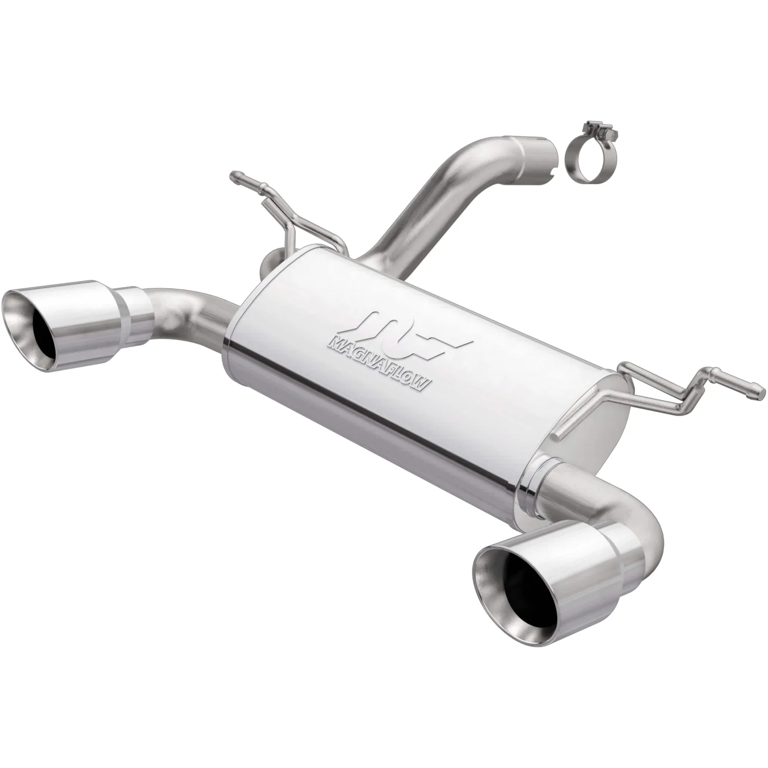 MagnaFlow 2018-2023 Jeep Wrangler Street Series Axle-Back Performance Exhaust SystemSound ModerateExterior_MildInterior
