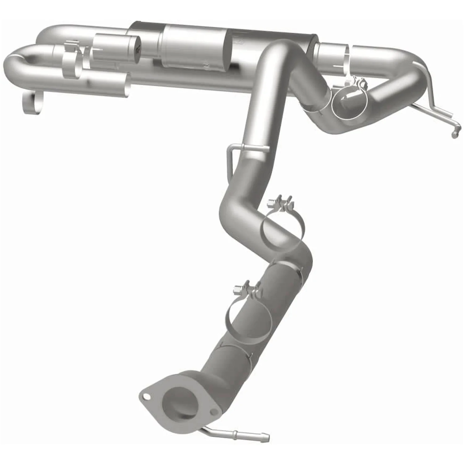 MagnaFlow 2021-2023 Ford Bronco Overland Series Cat-Back Performance Exhaust SystemSound ModerateExterior_MildInterior
