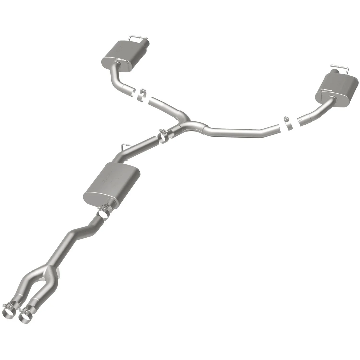 MagnaFlow Street Series Cat-Back Performance Exhaust System 19225Sound ModerateExterior_MildInterior