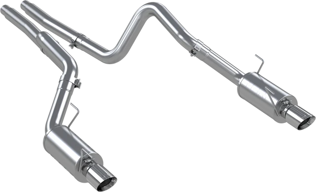 MBRP 05-10 Ford Shelby GT500 / GT Dual Split Rear Street Version 4in Tips T409 Exhaust System