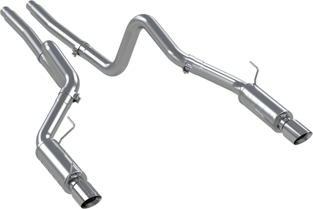 MBRP 07-10 Ford Mustang GT 4.6L Dual Split Rear Race Version AL/ 3in Cat Back Exhaust System