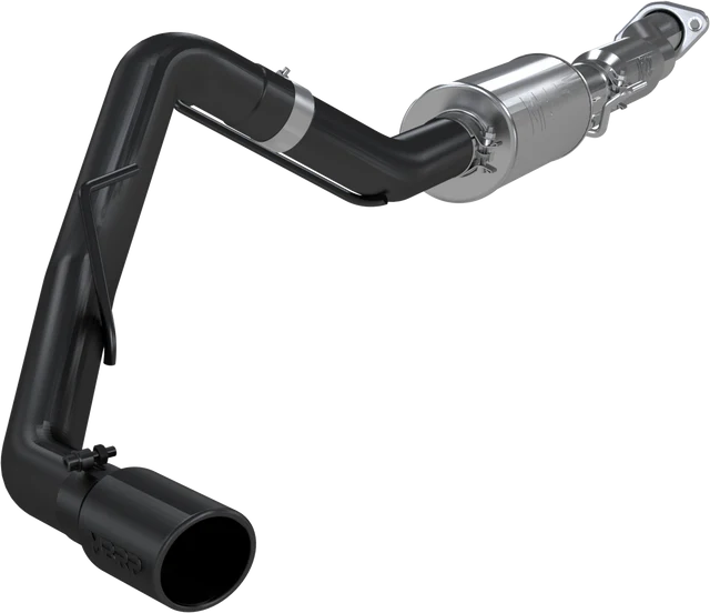 MBRP 11-14 Ford F150 3in Cat Back Single Side Exit Black Coated Exhaust System