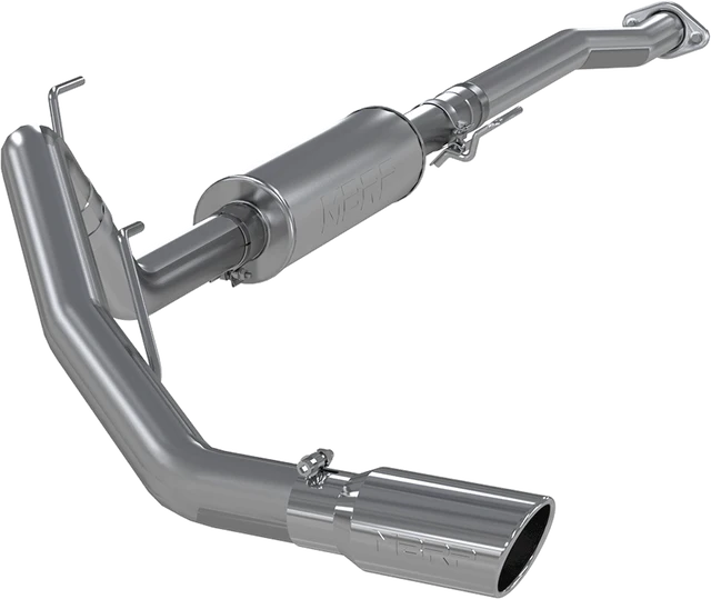 MBRP 11-14 Ford F150 SVT Raptor 6.2L EC-SB/CC-SB 3.5in Cat Back Single Exit Alum Exhaust System