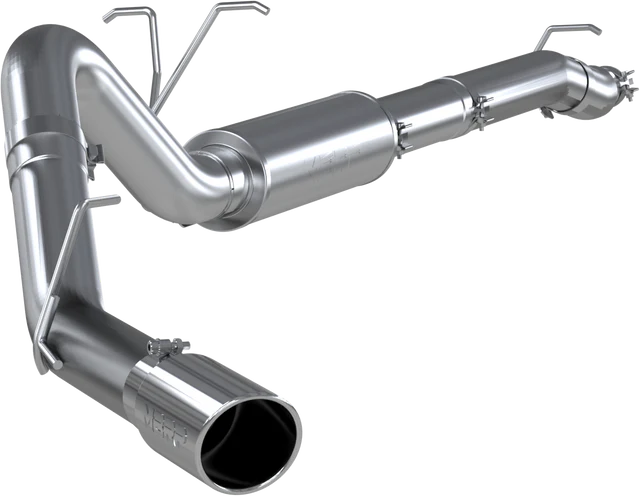 MBRP 11-16 Ford F-250/350/450 6.2L V8 Gas 4in Cat Back Single Side Alum Exhaust System