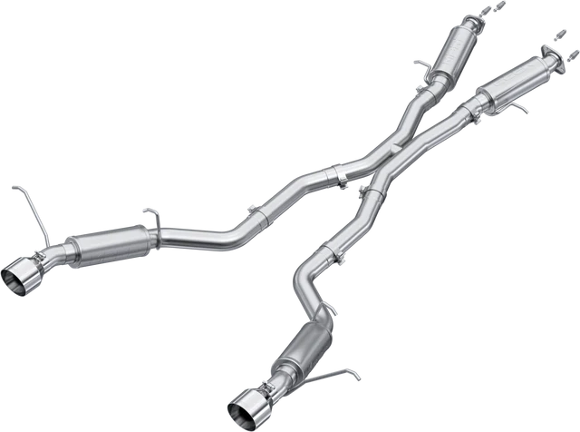 MBRP 12-21 Jeep Grand Cherokee SRT 6.4L 3in Dual Rear Exit Aluminized Catback Exhaust - T304 Tips