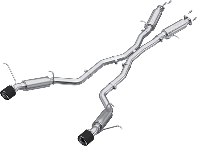 MBRP 12-21 Jeep Grand Cherokee SRT 6.4L 3in Dual Rear Exit T304SS Catback Exhaust - CF Tips