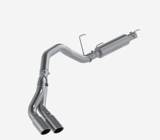 MBRP 14-23 Ram 2500/3500 6.4L 4in AL Single Side Dual Outlet Cat Back Exhaust