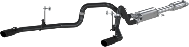 MBRP 15-20 Ford F-150 5.0L 3in Cat Back Dual Split Rear Exit Black Exhaust System