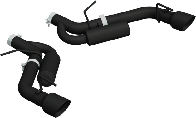 MBRP 16-23 Chevrolet Camaro SS Dual Rear Exit Axle Back w/ 4.5in OD Tips - BLK (Non NPP Models)