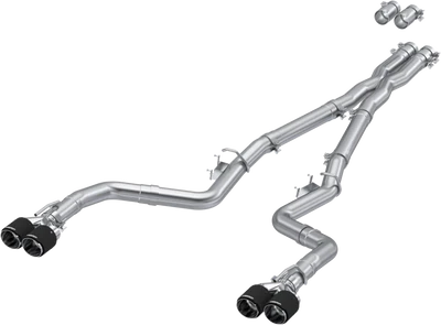 MBRP 17-23 Challenger 5.7 / 17-Up 6.2L/6.4L 3in Race Series Cat-Back w/ Quad Tips T304 Exhaust