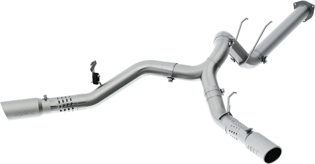 MBRP 17-23 Ford F-250/350/450 6.7L 4in Filter Back Cool Duals T409 Exhaust System