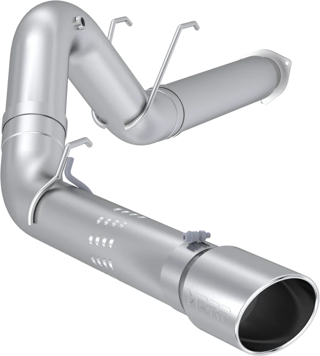 MBRP 17-23 Ford F250/350/450 6.7L Ex. Reg Cab 5in Filter Back Single Tip Aluminized Exhaust System