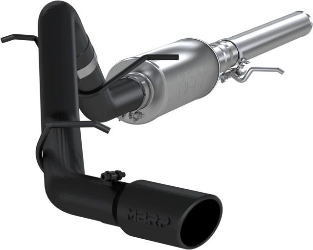 MBRP 19 Chevrolet Silverado/GMC Sierra 1500 4.3/5.3L 3in Cat Back Single Side Exit Black Exhaust