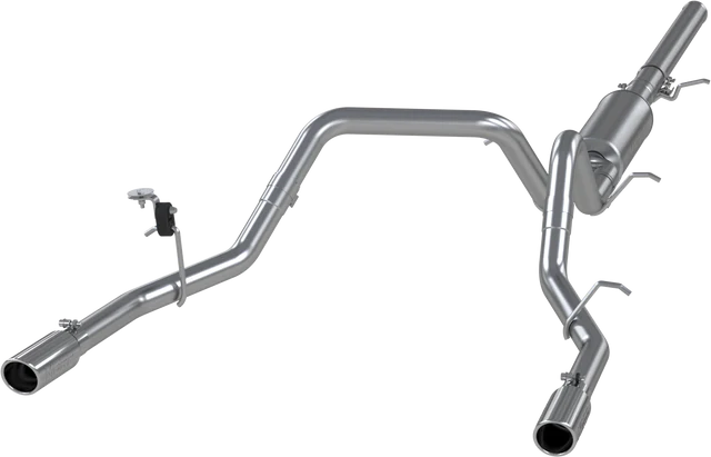 MBRP 19 Chevrolet Silverado/GMC Sierra 1500 Limited 4.3L V6/5.3L V8 Dual Split Rear Alum 3in Cat Back Exhaust