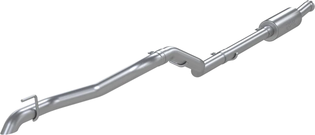 MBRP 20-23 Jeep Gladiator 2.5in Single Rear Exit Cat Back Exhaust - T304 SS (Off-Road)