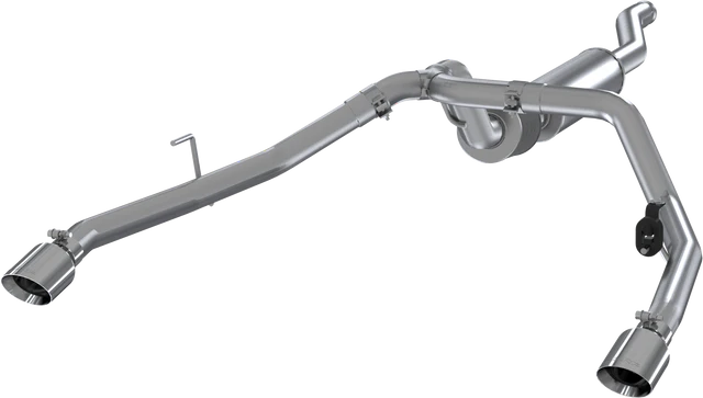 MBRP 20-23 Jeep Gladiator 3.6L 2.5in Dual Rear Exit Cat Back Exhaust Aluminized