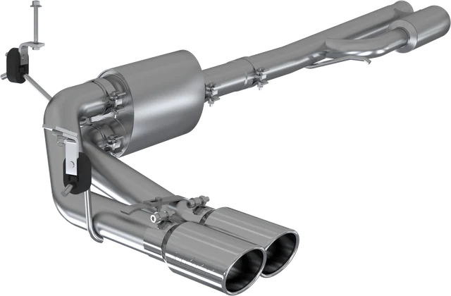 MBRP 22 Chevrolet Silverado/GMC Sierra 1500 4.5L/5.3L Pre-Axle Dual Side Exite w/ 4in OD Tip - AL